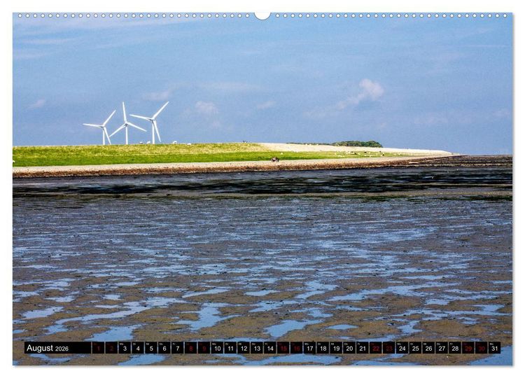Produktbild: Nordseeinsel Pellworm 2026 (hochwertiger Premium Wandkalender 2026 DIN A2 quer), Kunstdruck in Hochglanz