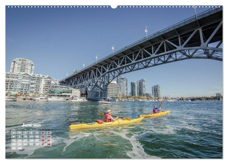 Produktbild: Vancouver & British Columbia (hochwertiger Premium Wandkalender 2026 DIN A2 quer), Kunstdruck in Hochglanz