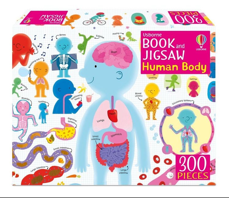 Produktbild: Usborne Book and Jigsaw Human Body