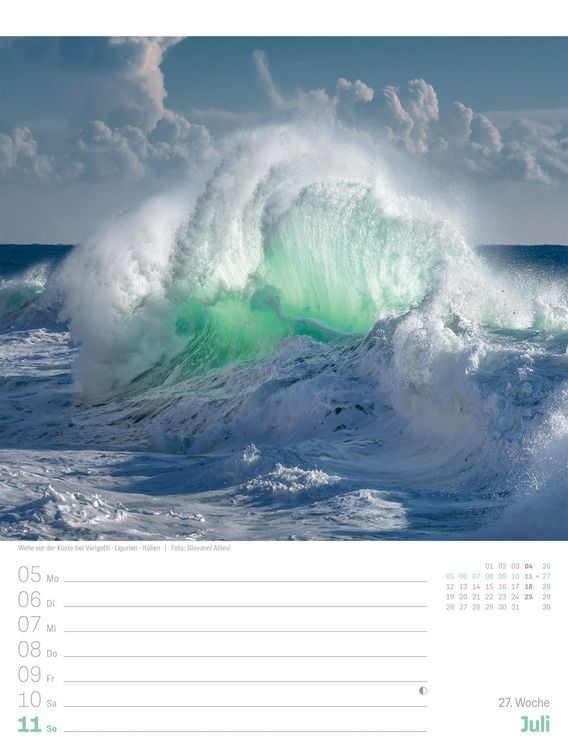 Produktbild: Planet Erde Wochenplaner Kalender 2027 | Landschaften der Welt
