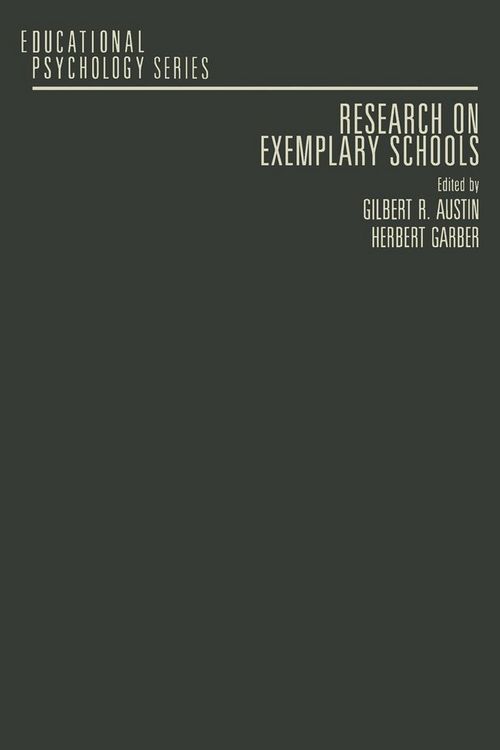 Produktbild: Research on Exemplary Schools
