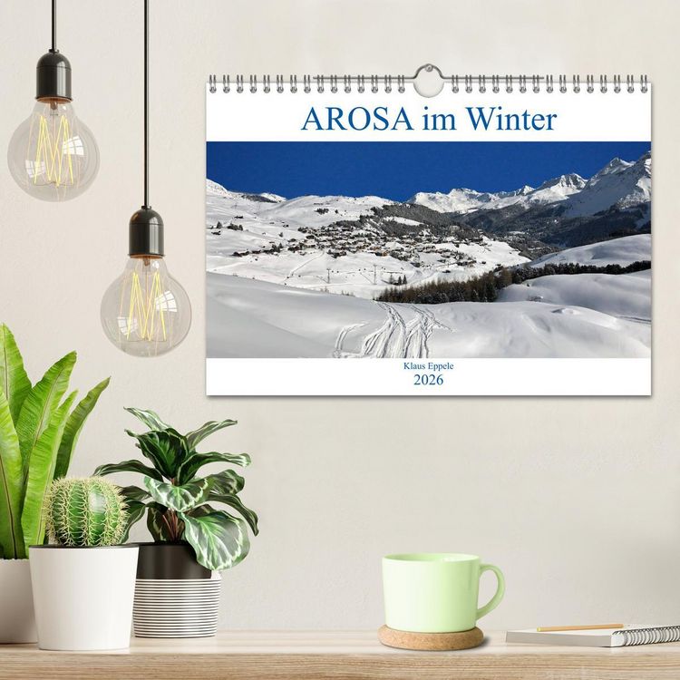 Produktbild: AROSA im Winter (Wandkalender 2026 DIN A4 quer), CALVENDO Monatskalender