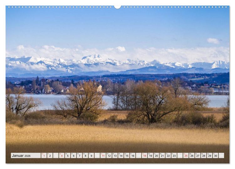 Produktbild: Auszeit Bodensee (Wandkalender 2026 DIN A2 quer), CALVENDO Monatskalender