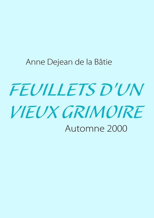 Produktbild: Feuillets D'un Vieux Grimoire