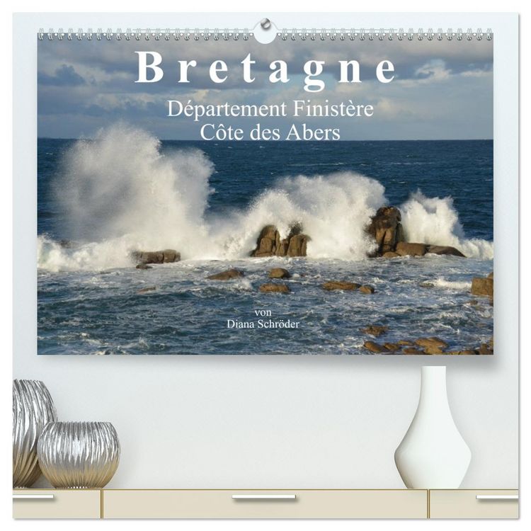 Produktbild: Bretagne. D&eacute;partement Finist&egrave;re - C&ocirc;te des Abers (hochwertiger Premium Wandkalender 2026 DIN A2 quer), Kunstdruck in Hochglanz