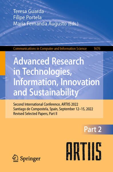Produktbild: Advanced Research in Technologies, Information, Innovation and Sustainability