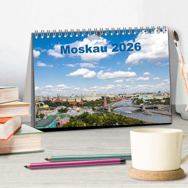 Produktbild: Moskau 2026 (Tischkalender 2026 DIN A5 quer), CALVENDO Monatskalender