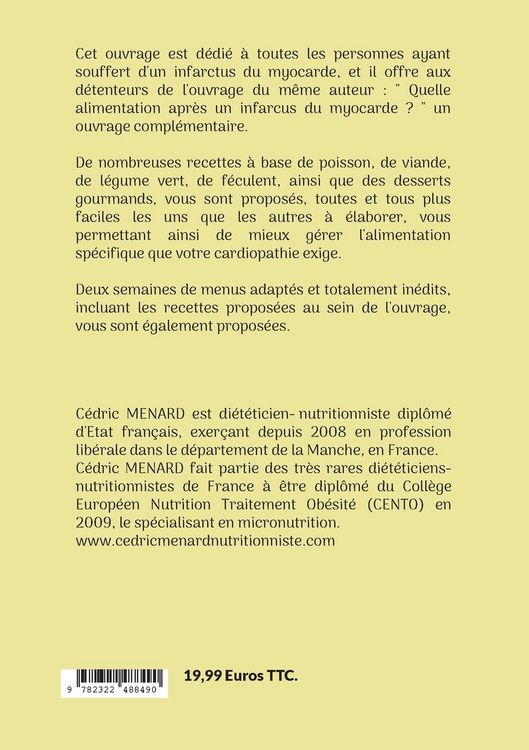 Produktbild: Mes recettes faciles apr&egrave;s un infarctus du myocarde.