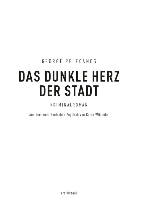 Produktbild: Das dunkle Herz der Stadt