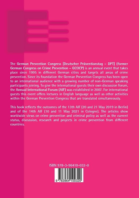 Produktbild: International Perspectives of Crime Prevention 12