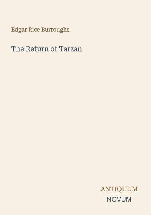 Produktbild: The Return of Tarzan
