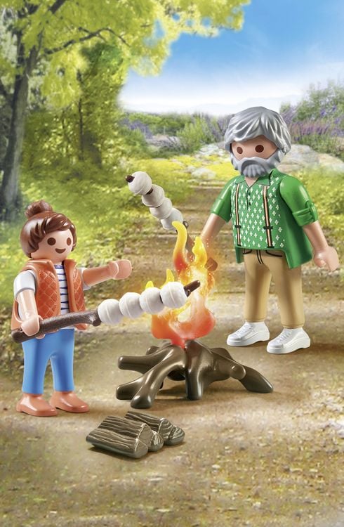 Produktbild: PLAYMOBIL 71513 Lagerfeuer mit Marshmallows