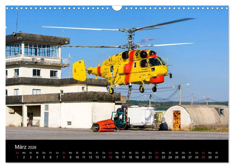 Produktbild: Helicopter 2026 (Wandkalender 2026 DIN A3 quer), CALVENDO Monatskalender