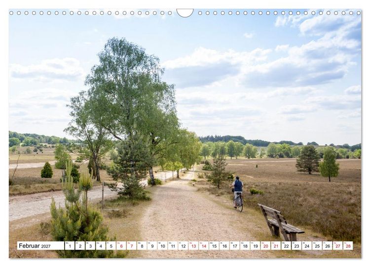 Produktbild: Radland Deutschland - L&uuml;neburger Heide (Wandkalender 2027 DIN A3 quer), CALVENDO Monatskalender