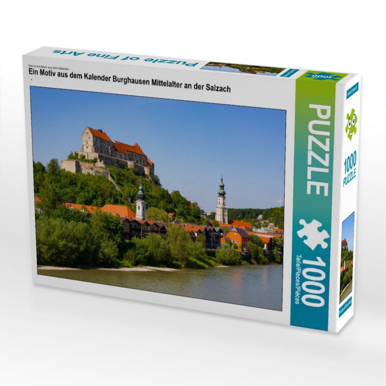 Produktbild: CALVENDO Puzzle Ein Motiv aus dem Kalender Burghausen Mittelalter an der Salzach | 1000 Teile Lege-Gr&ouml;&szlig;e 64x48cm Foto-Puzzle f&uuml;r gl&uuml;ckliche Stunden