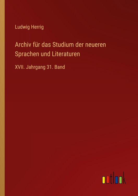 Produktbild: Archiv f&uuml;r das Studium der neueren Sprachen und Literaturen