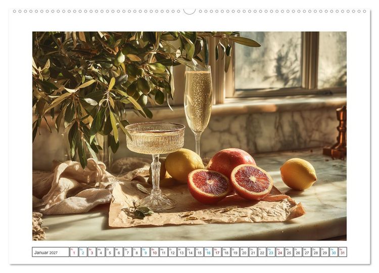 Produktbild: Mediterrane Genussmomente (hochwertiger Premium Wandkalender 2027 DIN A2 quer), Kunstdruck in Hochglanz