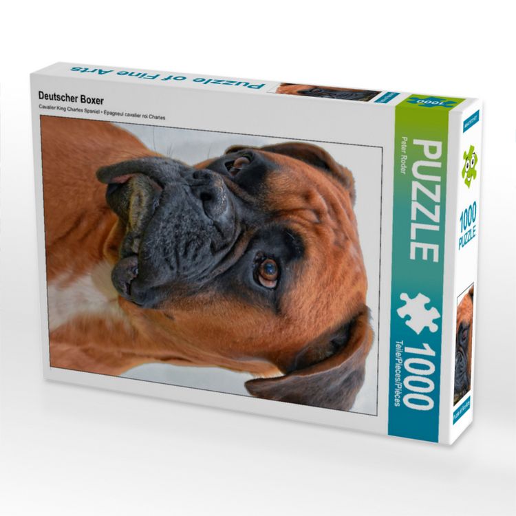 Produktbild: CALVENDO Puzzle Deutscher Boxer 1000 Teile Lege-Gr&ouml;&szlig;e 480 x 640 cm Foto-Puzzle Bild von Peter Roder