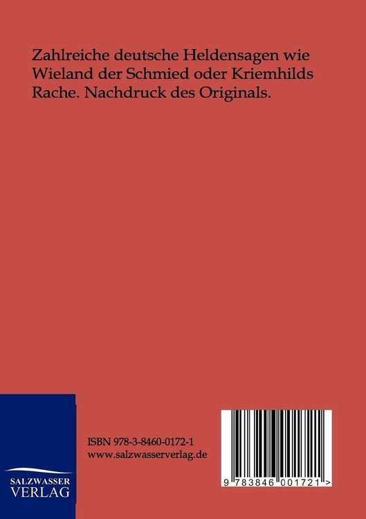 Produktbild: Deutsche Heldensagen