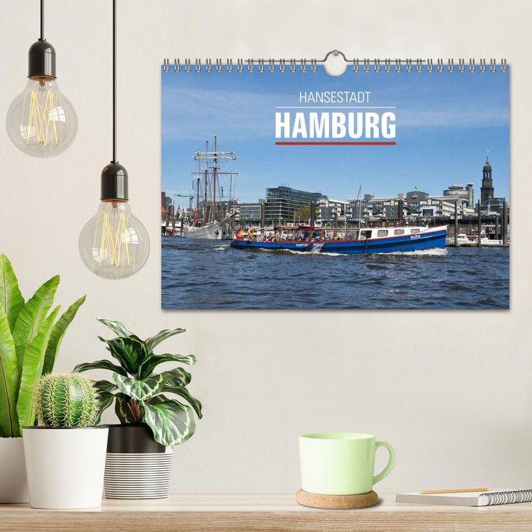 Produktbild: Hansestadt Hamburg (Wandkalender 2026 DIN A4 quer), CALVENDO Monatskalender