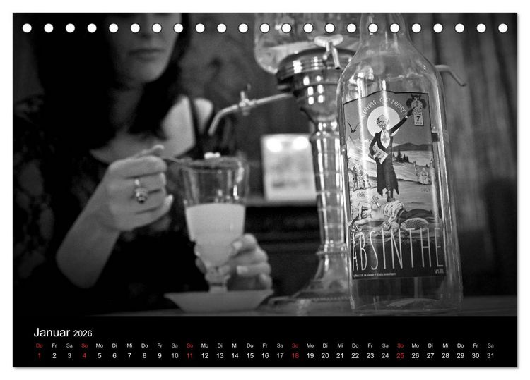 Produktbild: Absinthe (Tischkalender 2026 DIN A5 quer), CALVENDO Monatskalender
