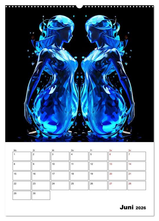 Produktbild: Die Konstellationen der Sterne (hochwertiger Premium Wandkalender 2026 DIN A2 hoch), Kunstdruck in Hochglanz