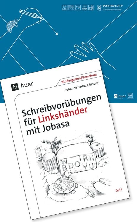 Schreibtischauflage für Linkshänder - Pink von Johanna