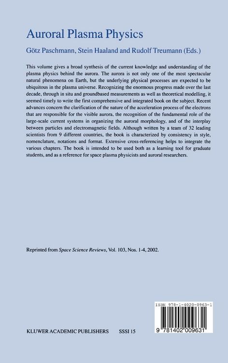 Produktbild: Auroral Plasma Physics