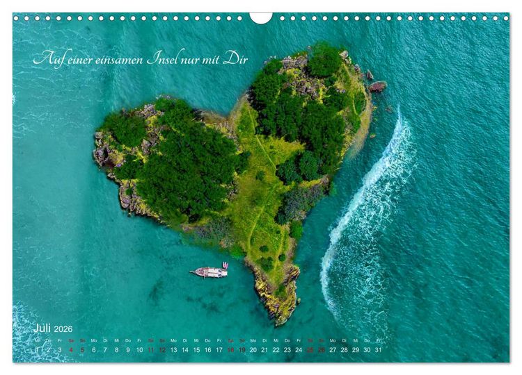 Produktbild: Emotionale Herzensdinge (Wandkalender 2026 DIN A3 quer), CALVENDO Monatskalender