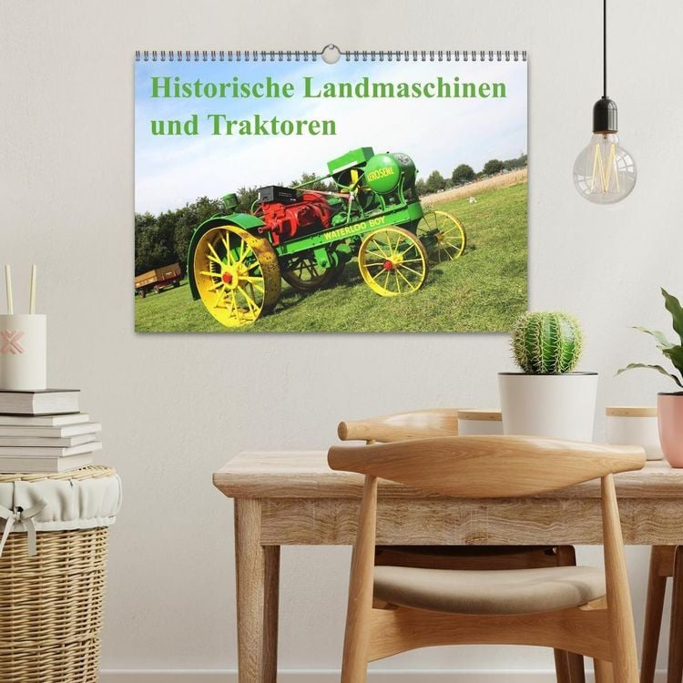 Produktbild: Historische Landmaschinen und Traktoren (Wandkalender 2027 DIN A3 quer), CALVENDO Monatskalender