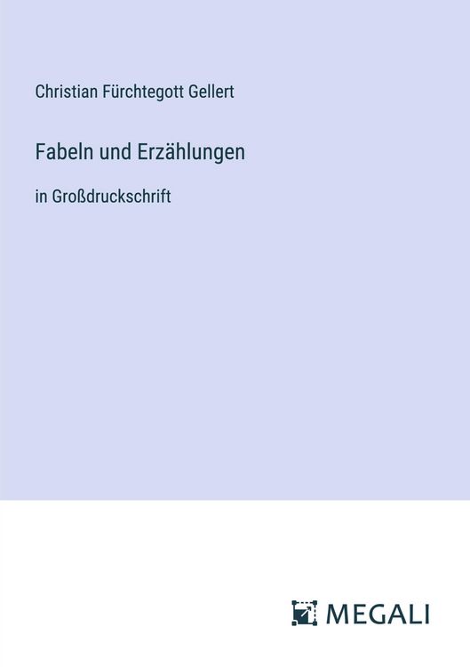 Produktbild: Fabeln und Erz&auml;hlungen