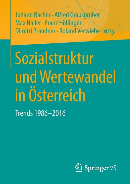 Produktbild: Sozialstruktur und Wertewandel in &Ouml;sterreich