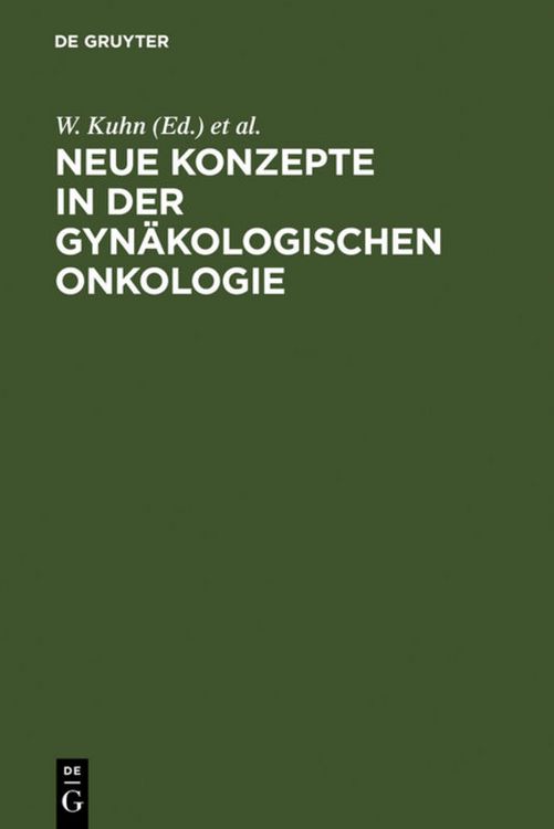 Produktbild: Neue Konzepte in der gyn&auml;kologischen Onkologie