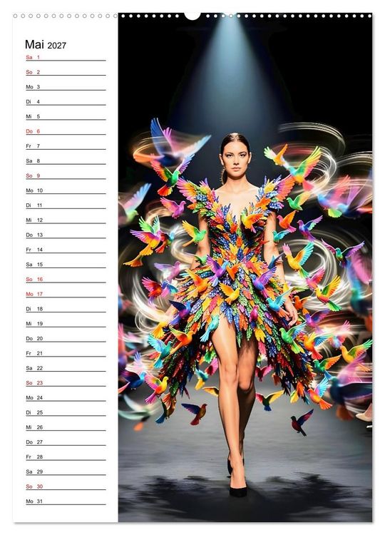 Produktbild: Impossible Couture - Futuristische Mode jenseits von Schwerkraft und Realit&auml;t (Wandkalender 2027 DIN A2 hoch), CALVENDO Monatskalender