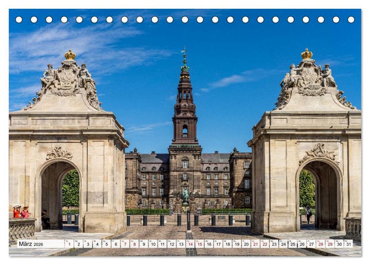 Produktbild: D&auml;nemark - Kopenhagen (Tischkalender 2026 DIN A5 quer), CALVENDO Monatskalender