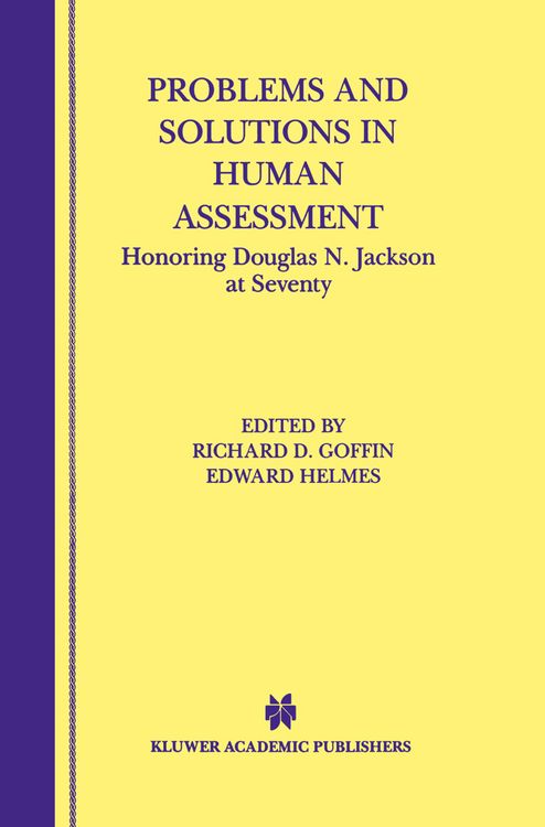 Produktbild: Problems and Solutions in Human Assessment