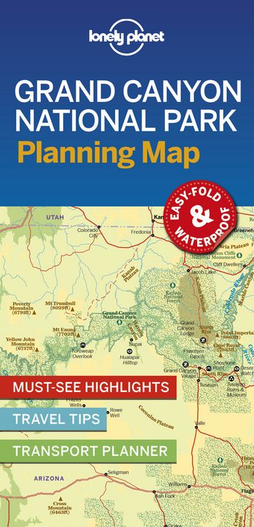 Produktbild: Lonely Planet Grand Canyon National Park Planning Map