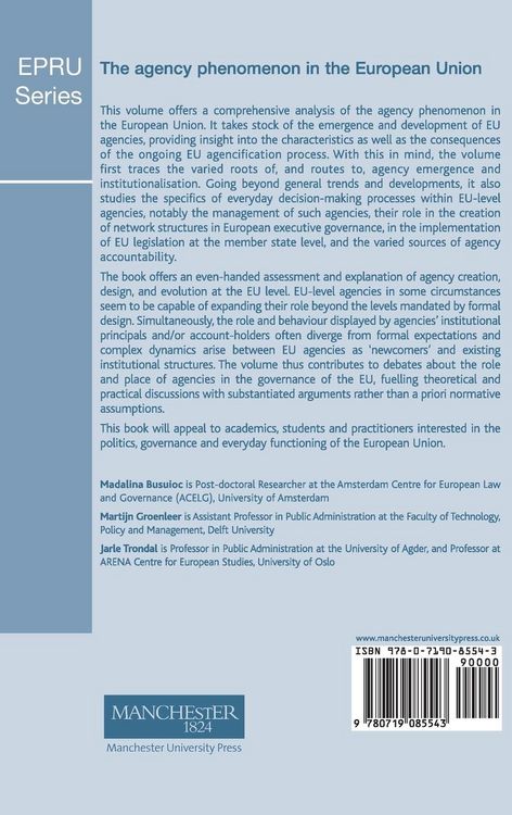 Produktbild: The agency phenomenon in the European Union