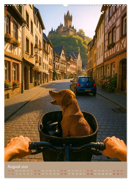 Produktbild: Cycling in Germany (High Quality Premium Wall Calendar 2026 DIN A2 portrait),CALVENDO 12 Month Wall Calendar