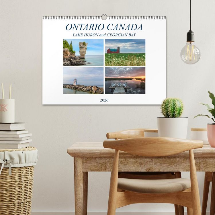 Produktbild: Ontario Canada, Lake Huron and Georgian Bay (Wall Calendar 2026 DIN A3 landscape), CALVENDO 12 Month Wall Calendar