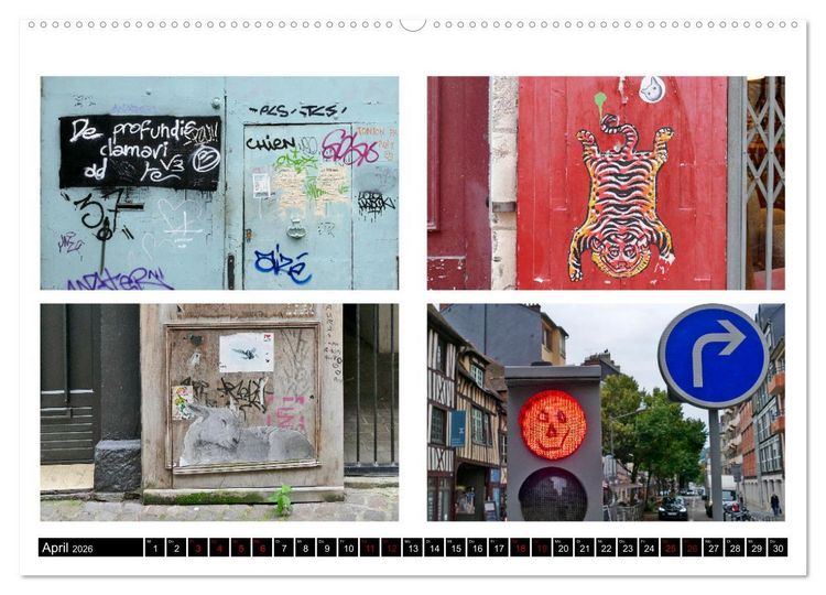 Produktbild: Rouen entdecken (hochwertiger Premium Wandkalender 2026 DIN A2 quer), Kunstdruck in Hochglanz
