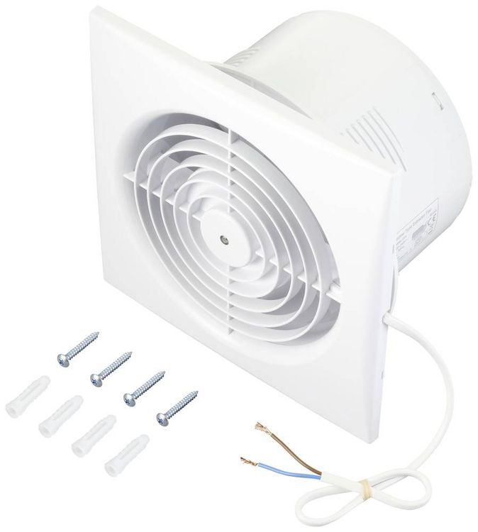 Produktbild: Sygonix Wand- und Deckenl&uuml;fter 230 V/AC 320 m&sup3;/h 150mm