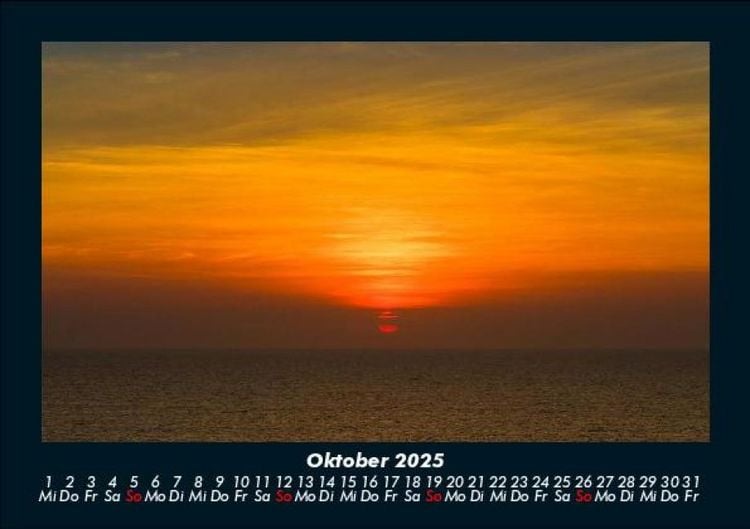 Produktbild: Sehnsucht nach Meer 2025 Fotokalender DIN A5