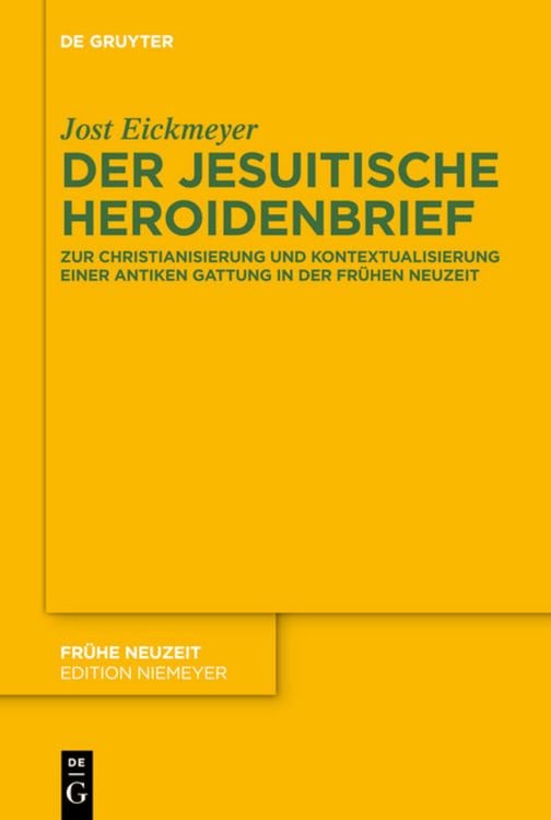 Produktbild: Der jesuitische Heroidenbrief