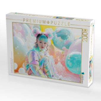 Produktbild: CALVENDO Puzzle Charaktere in einer bunten Welt im Anime-Stil | 2000 Teile Lege-Gr&ouml;&szlig;e 90x67cm Foto-Puzzle f&uuml;r gl&uuml;ckliche Stunden