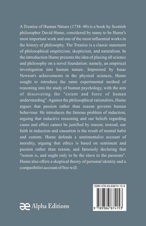 Produktbild: A Treatise of Human Nature