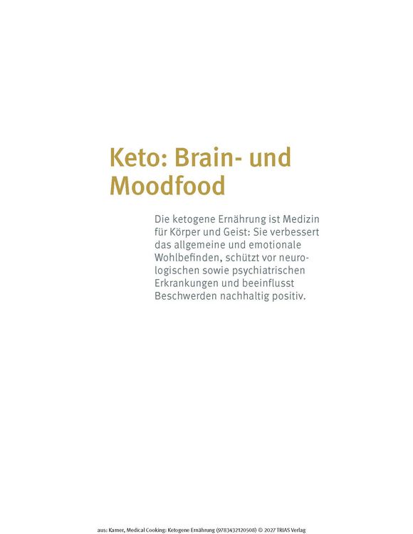 Produktbild: Medical Cooking: Ketogene Ern&auml;hrung