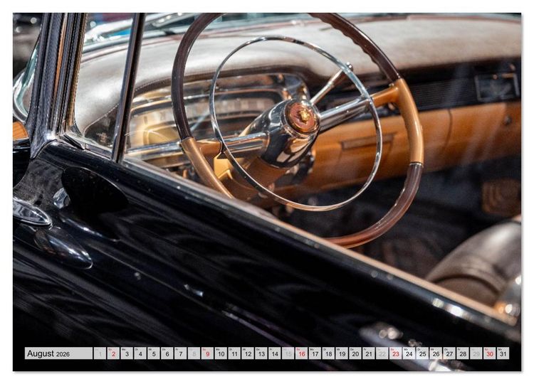 Produktbild: Einsteigen, bitte! - Innenansichten automobiler Ikonen (Wandkalender 2026 DIN A4 quer), CALVENDO Monatskalender