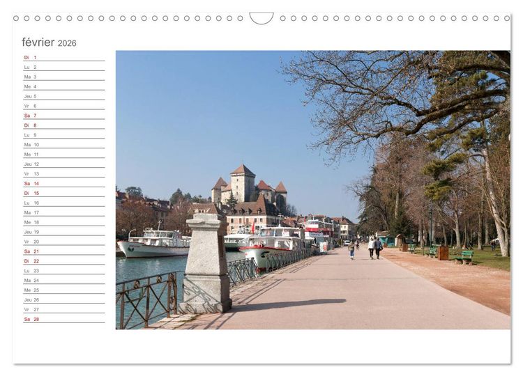 Produktbild: Coup d'&oelig;il sur le Lac d'Annecy (Calendrier mural 2026 DIN A3 vertical), CALVENDO calendrier mensuel