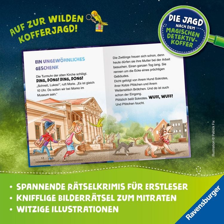 Produktbild: Die Jagd nach dem magischen Detektivkoffer, Band 5 - Goldraub im Museum